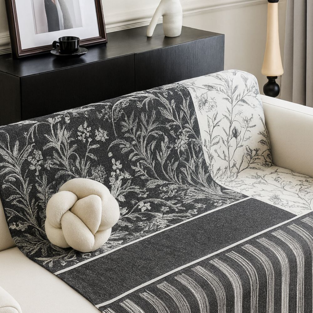 Maliben | Camellia Paris Chenille Sofa Cover