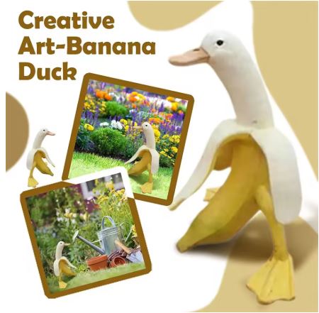 Maliben | Banana Duck Ornament