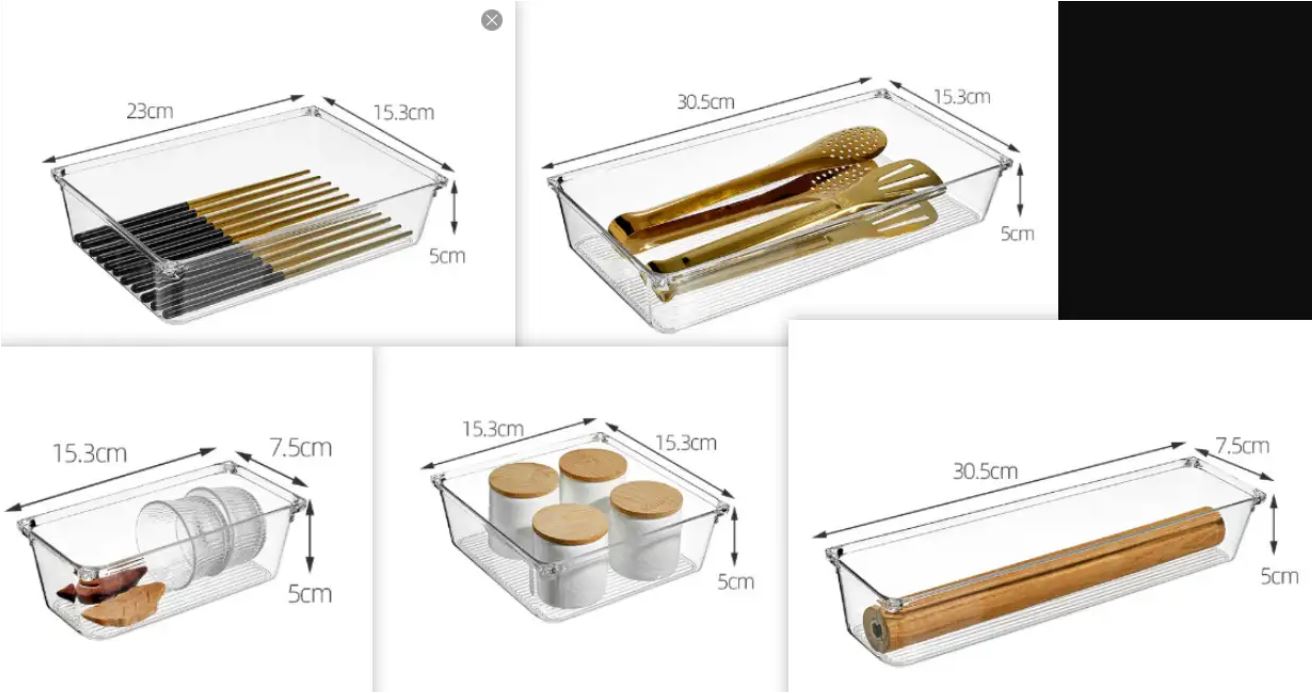 Maliben | Adjustable Kitchen Drawer Organizer For Utensils & Cutlery