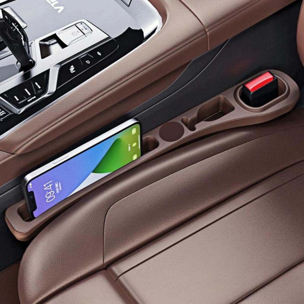 Maliben | Car Seat Filling Faux Leather Gap Filler Organizer Pair