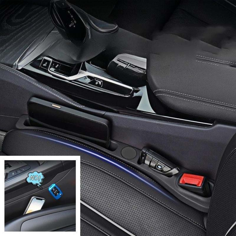 Maliben | Car Seat Filling Faux Leather Gap Filler Organizer Pair