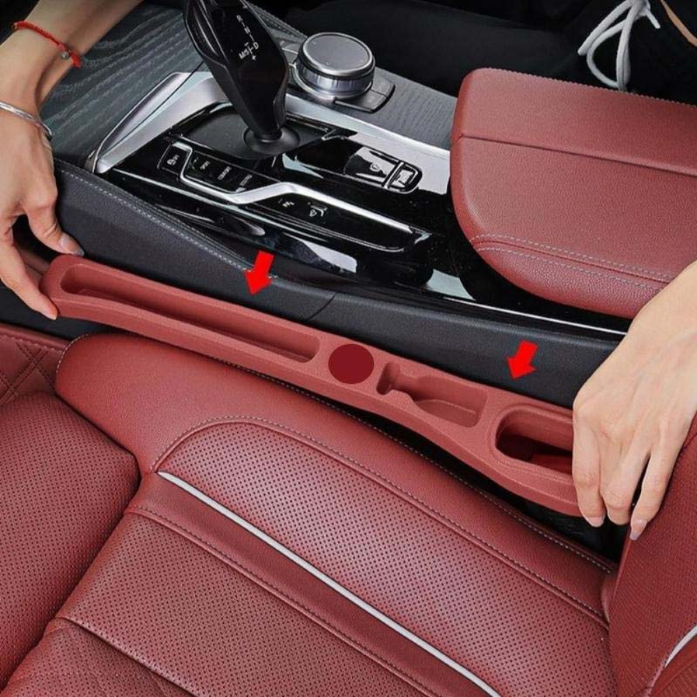 Maliben | Car Seat Filling Faux Leather Gap Filler Organizer Pair