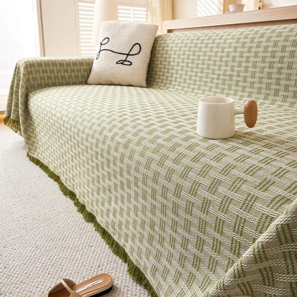 Maliben | Casa Serene Geometric Sofa Cover