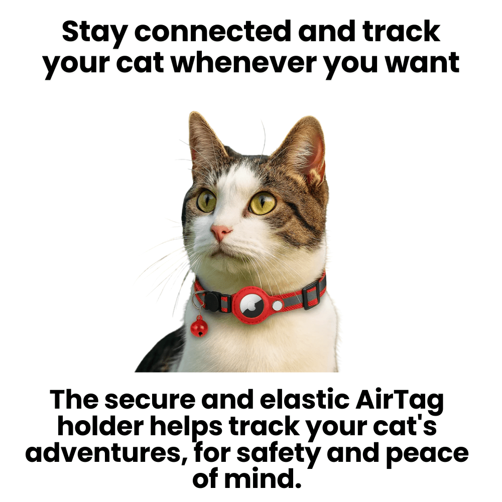 Maliben | GPS Cat Collar with Reflective Design and Safety Closure