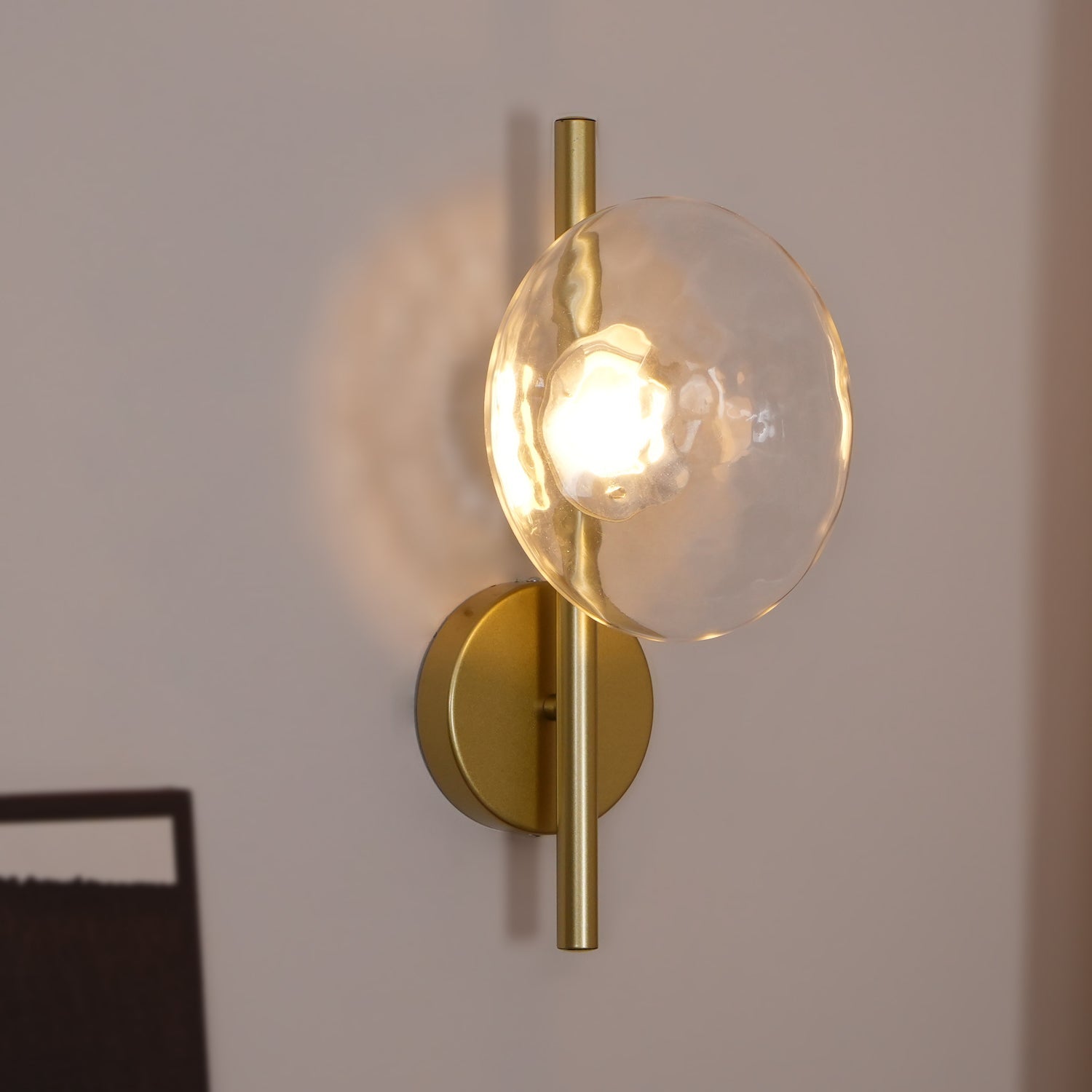 Maliben | Round Glass Wall Lamp In Scandinavian Design