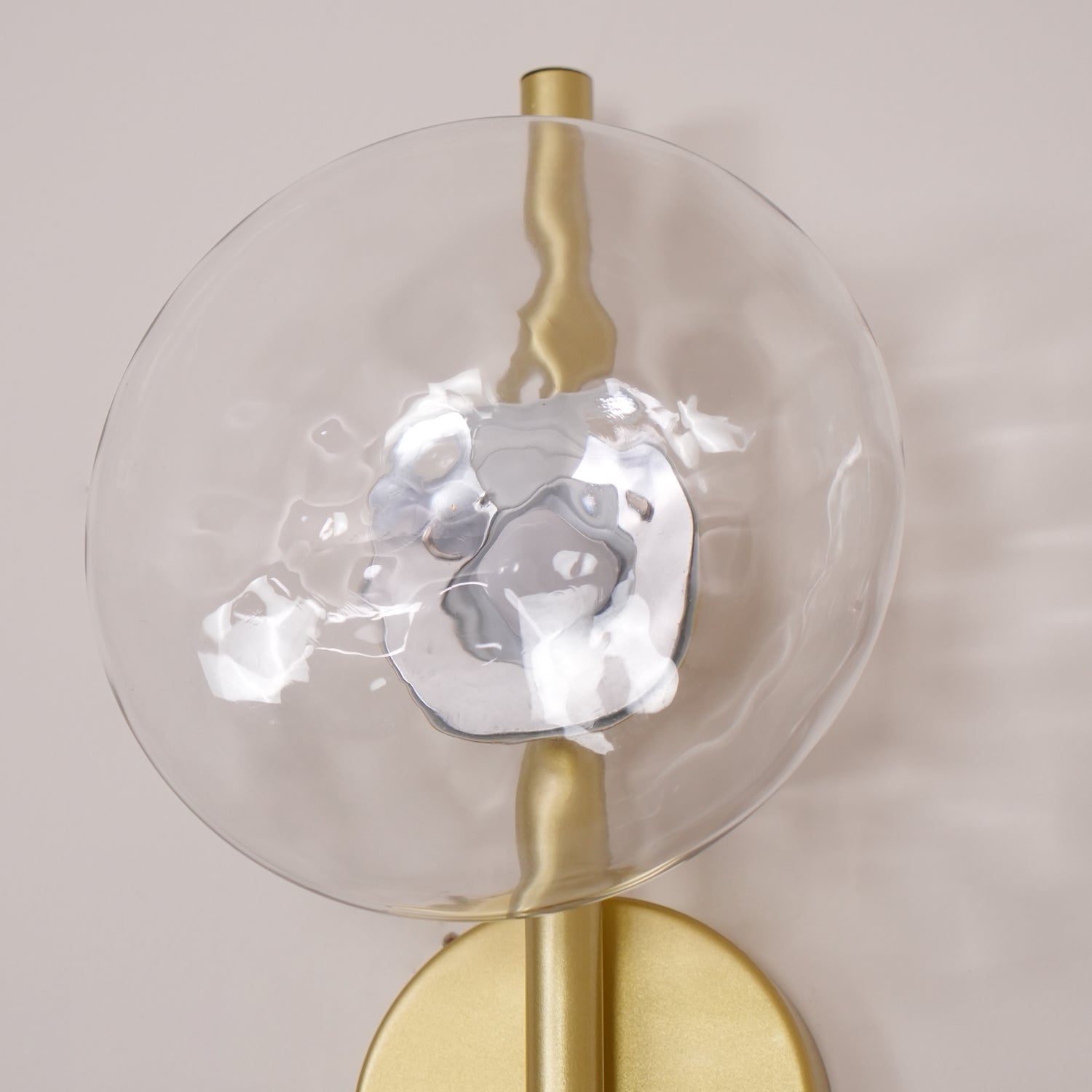 Maliben | Round Glass Wall Lamp In Scandinavian Design