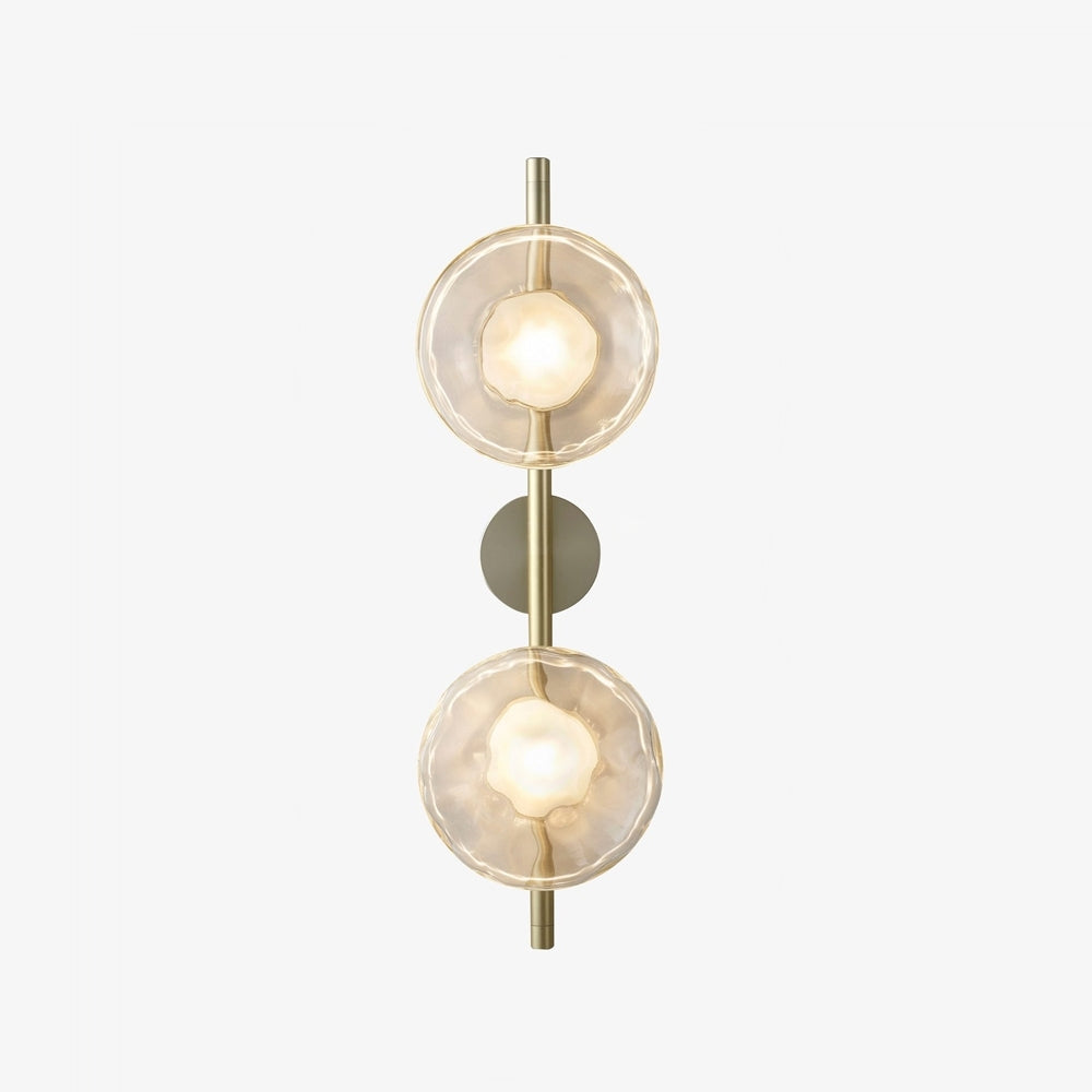 Maliben | Round Glass Wall Lamp In Scandinavian Design