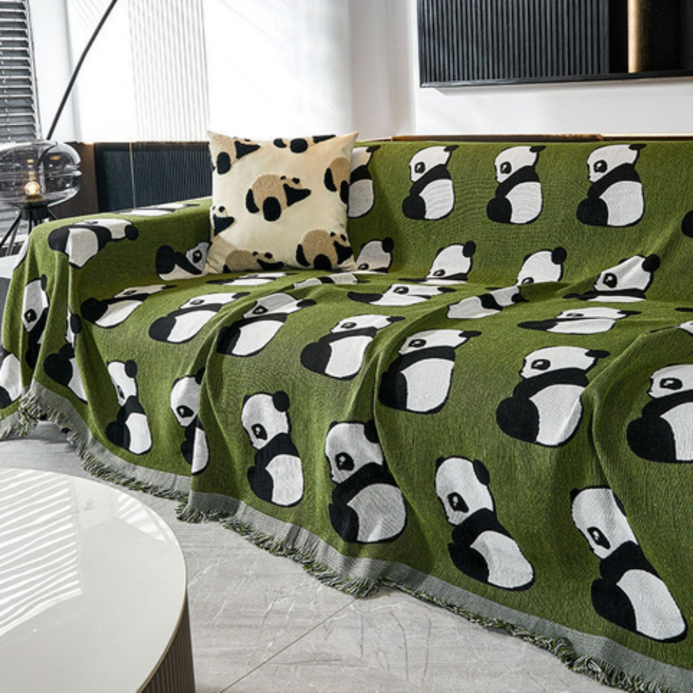 Maliben | Chantesse Panda Leopard Print Sofa Cover