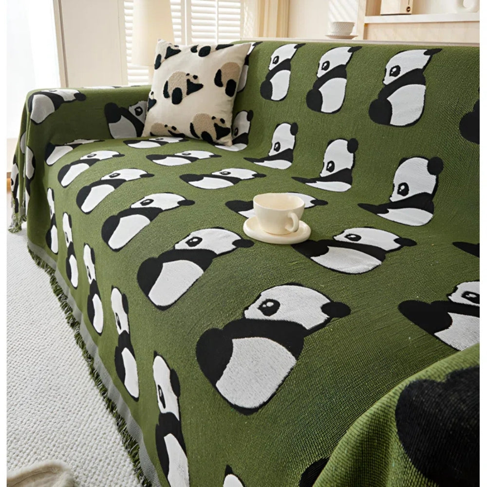 Maliben | Chantesse Panda Leopard Print Sofa Cover