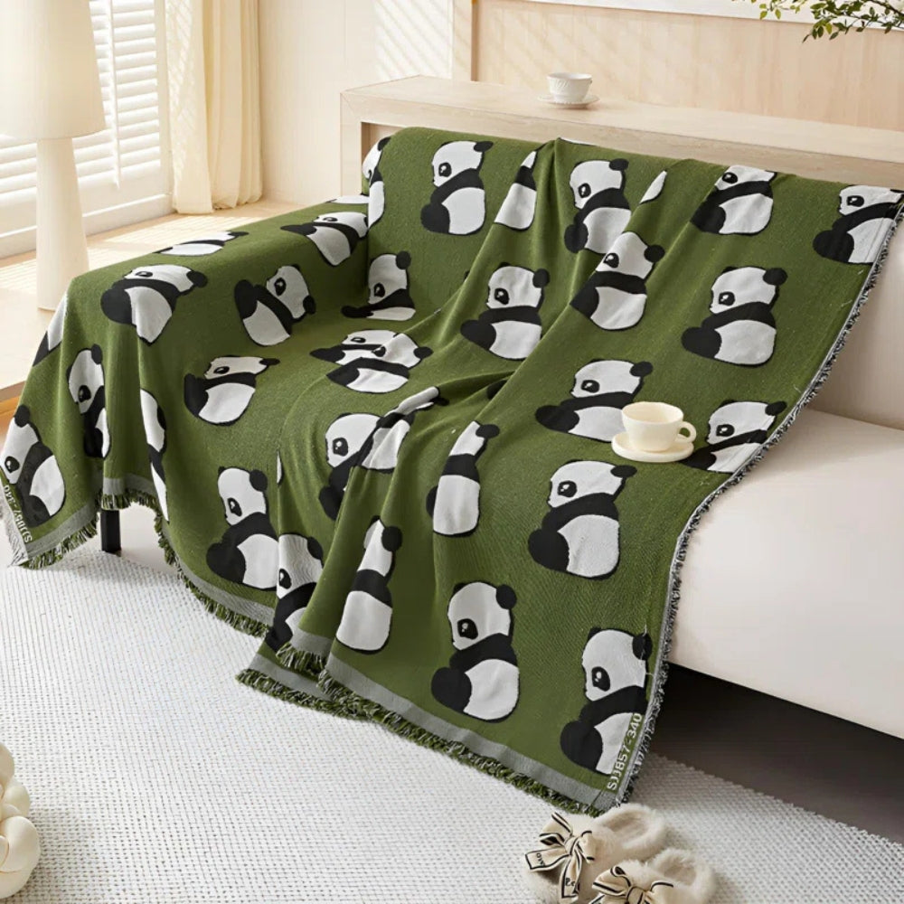Maliben | Chantesse Panda Leopard Print Sofa Cover