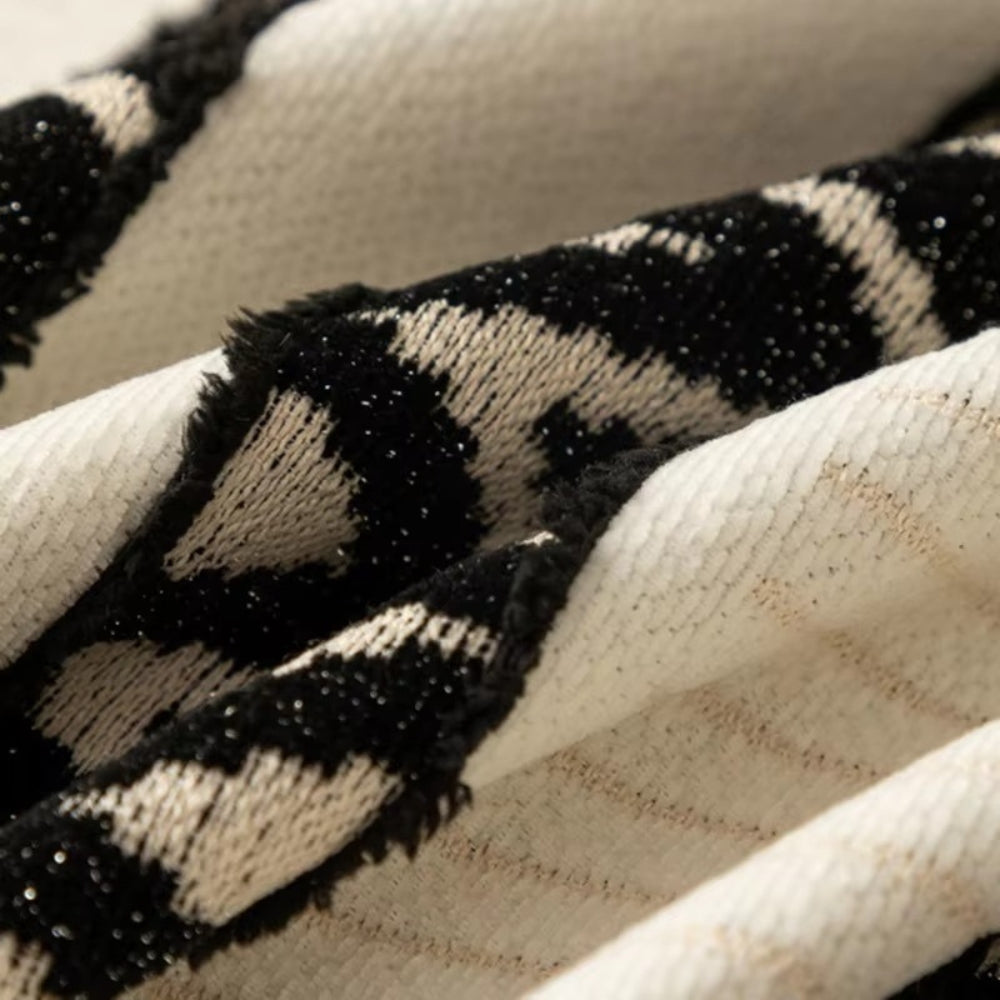 Maliben | Chevron Pattern Chenille Sofa Cover