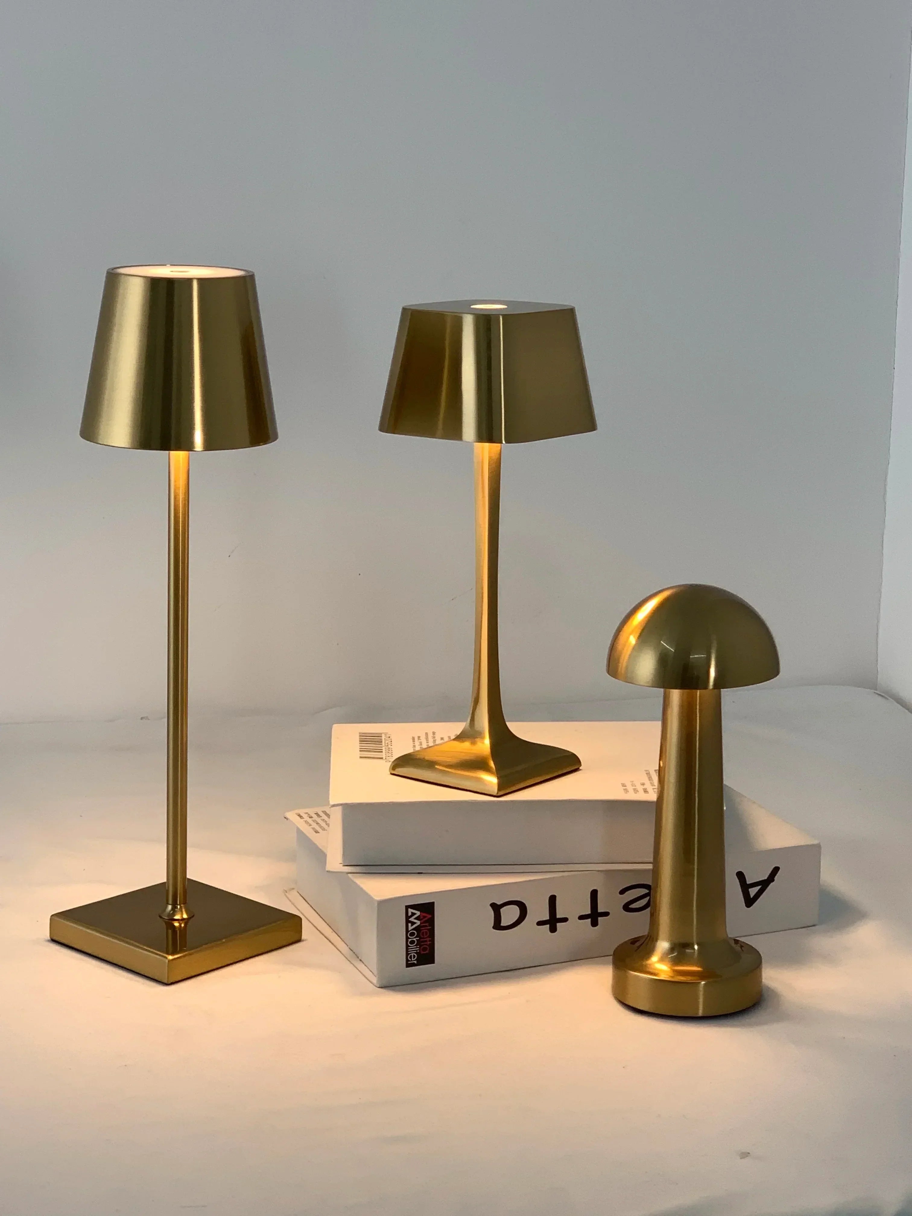 Maliben | Seraphine Lumière - Wireless Rechargeable Led Usb Square Table Lamp