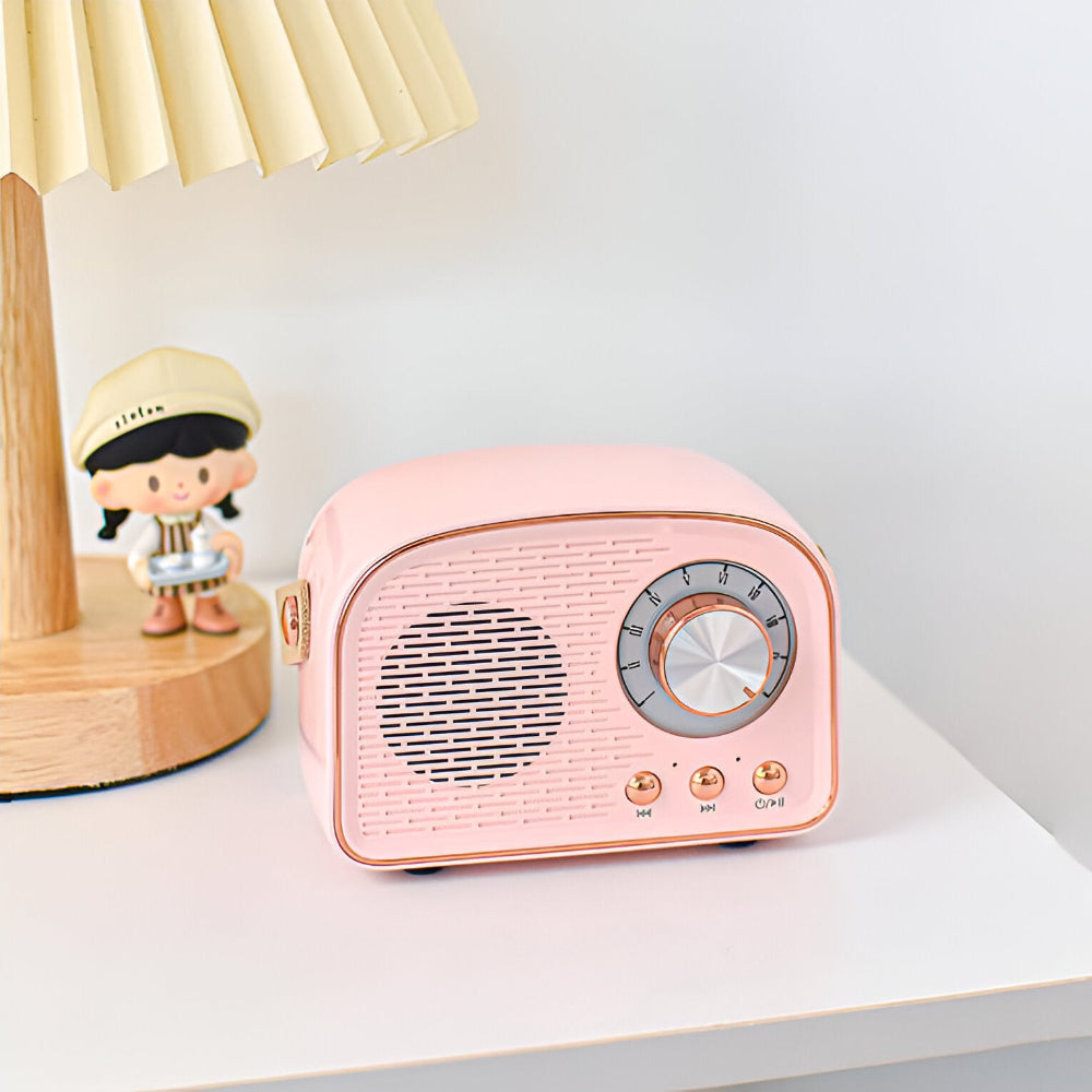 Maliben | Retro Bluetooth Speaker In Vintage Radio Design With Wireless Sound System