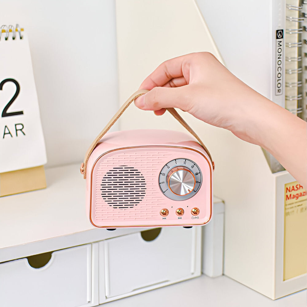 Maliben | Retro Bluetooth Speaker In Vintage Radio Design With Wireless Sound System