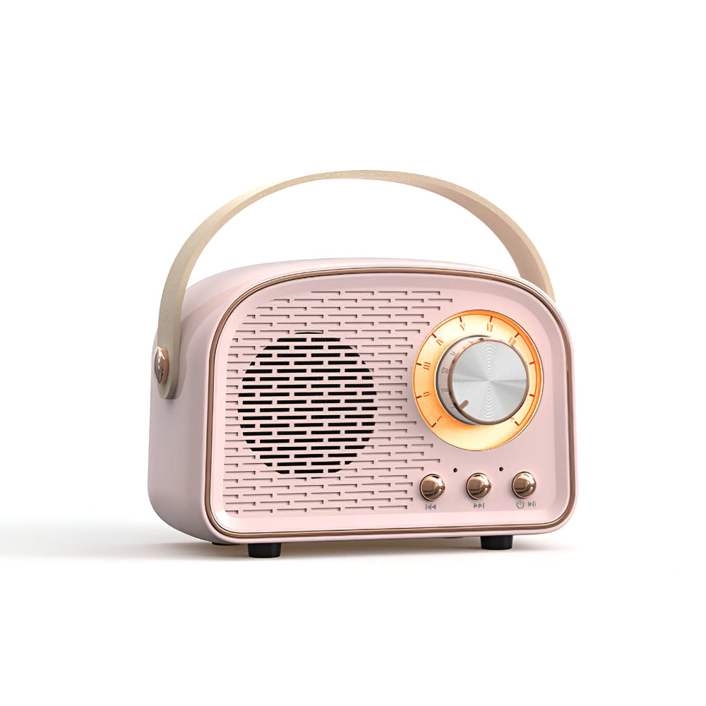Maliben | Retro Bluetooth Speaker In Vintage Radio Design With Wireless Sound System