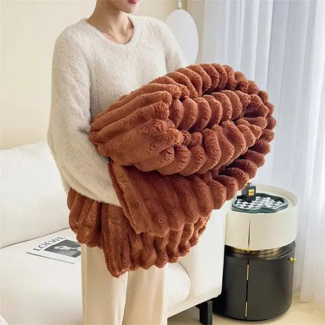 Maliben | Cozyfleece Plush Blanket Soft Warm Throw