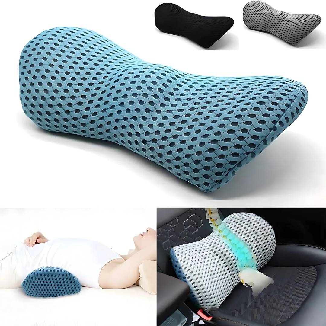Maliben | BackcomFort Lumbar Cushion – Ergonomic Support Cushion for Back And Spine