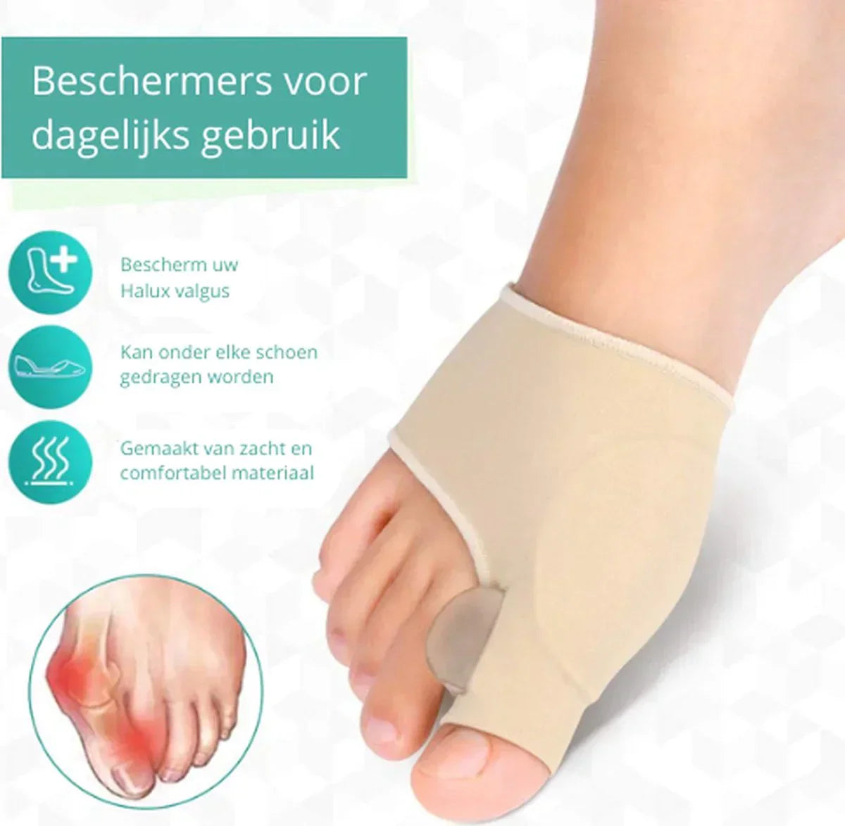 Maliben | Compresscare Toe Corrector For Hallux Valgus – ComFort for Your Feet