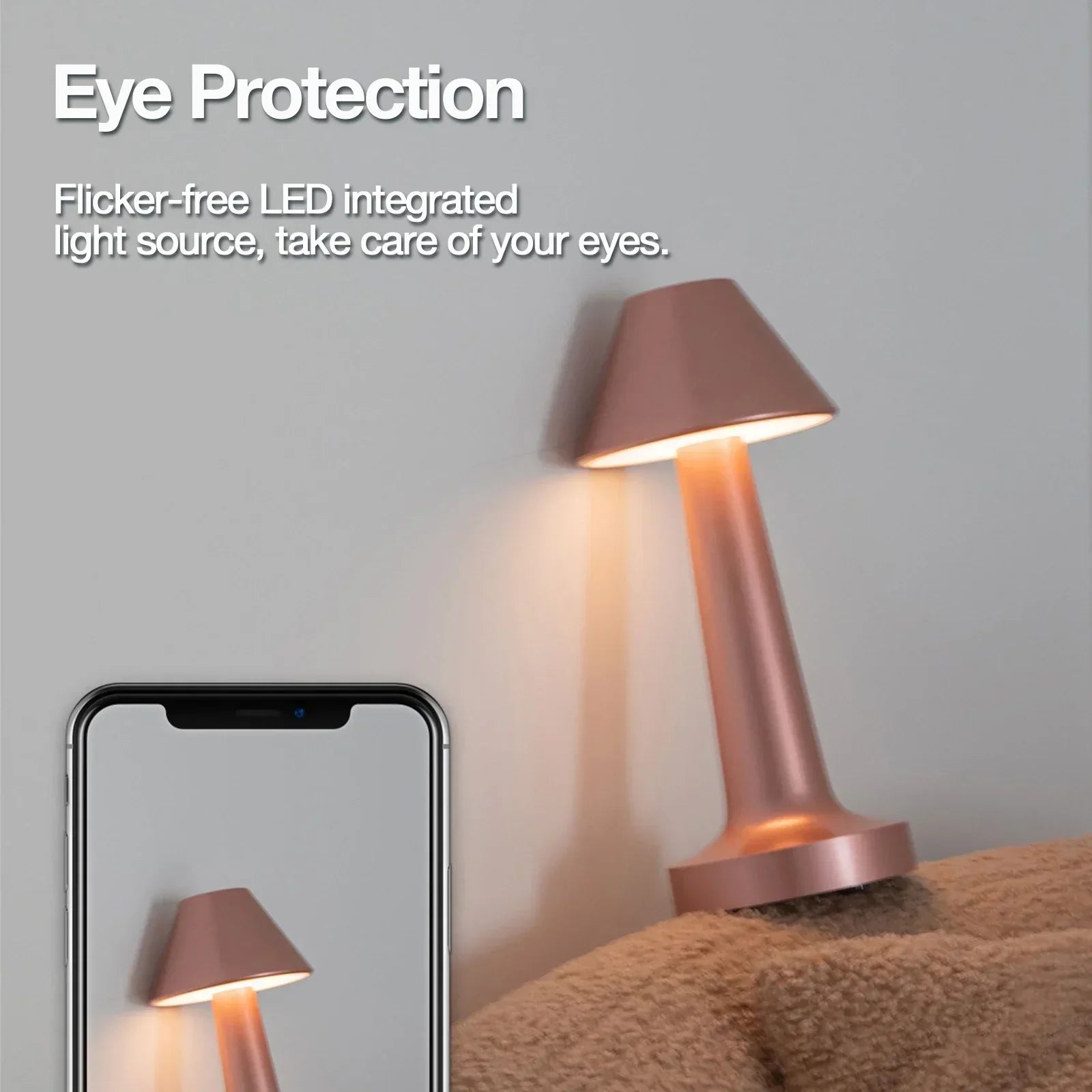 MAliben | Minima Desk Lamp - Elegant Wireless Led Desk Lamp For a Modern Atmosphere