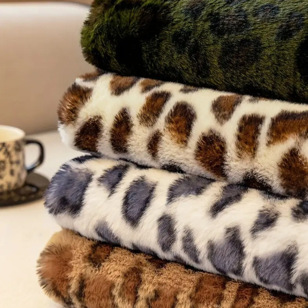 Maliben | Cozy Leopard Print Sofa Cover