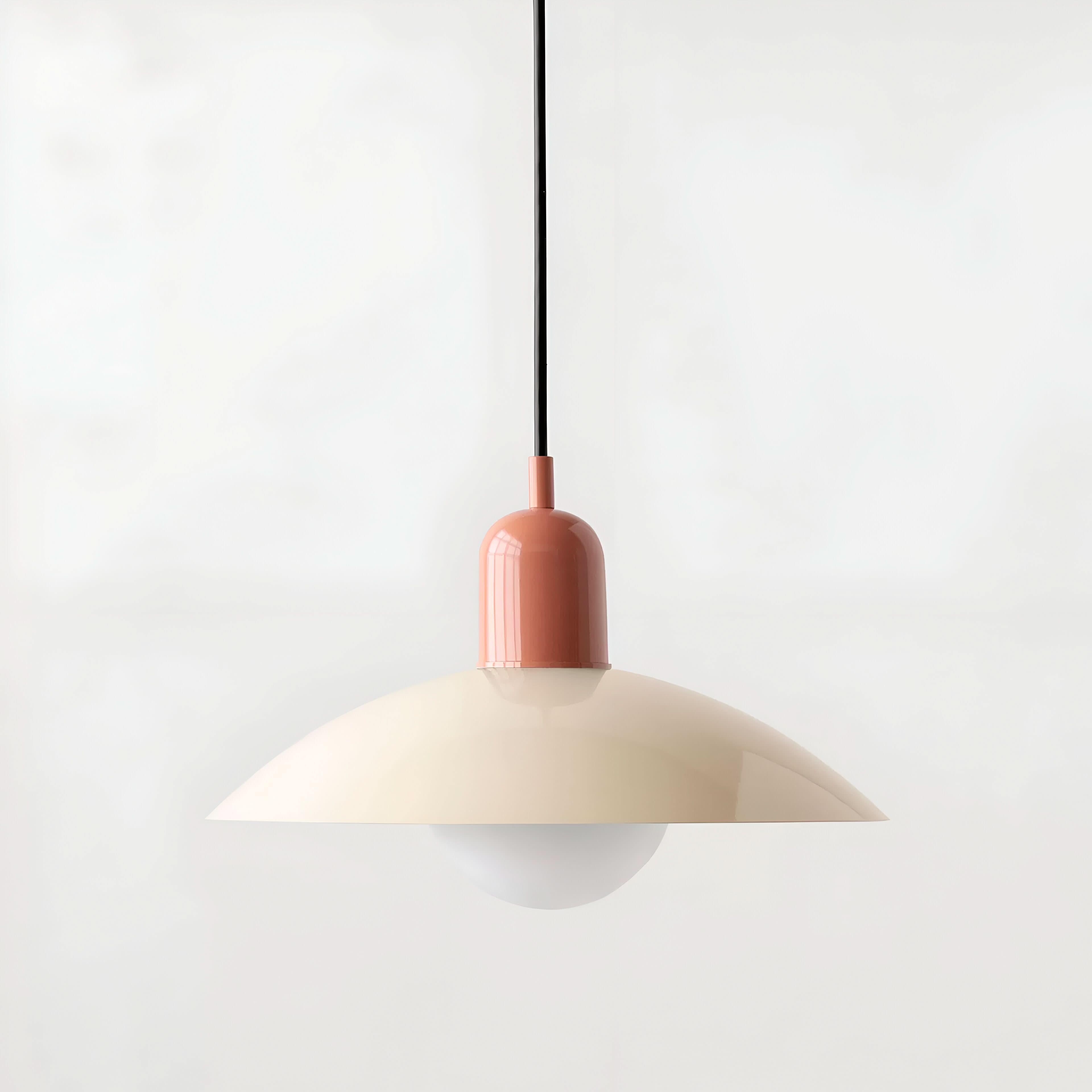 Maliben | Modern Macaron Bauhaus Pendant Light – Iron Shade