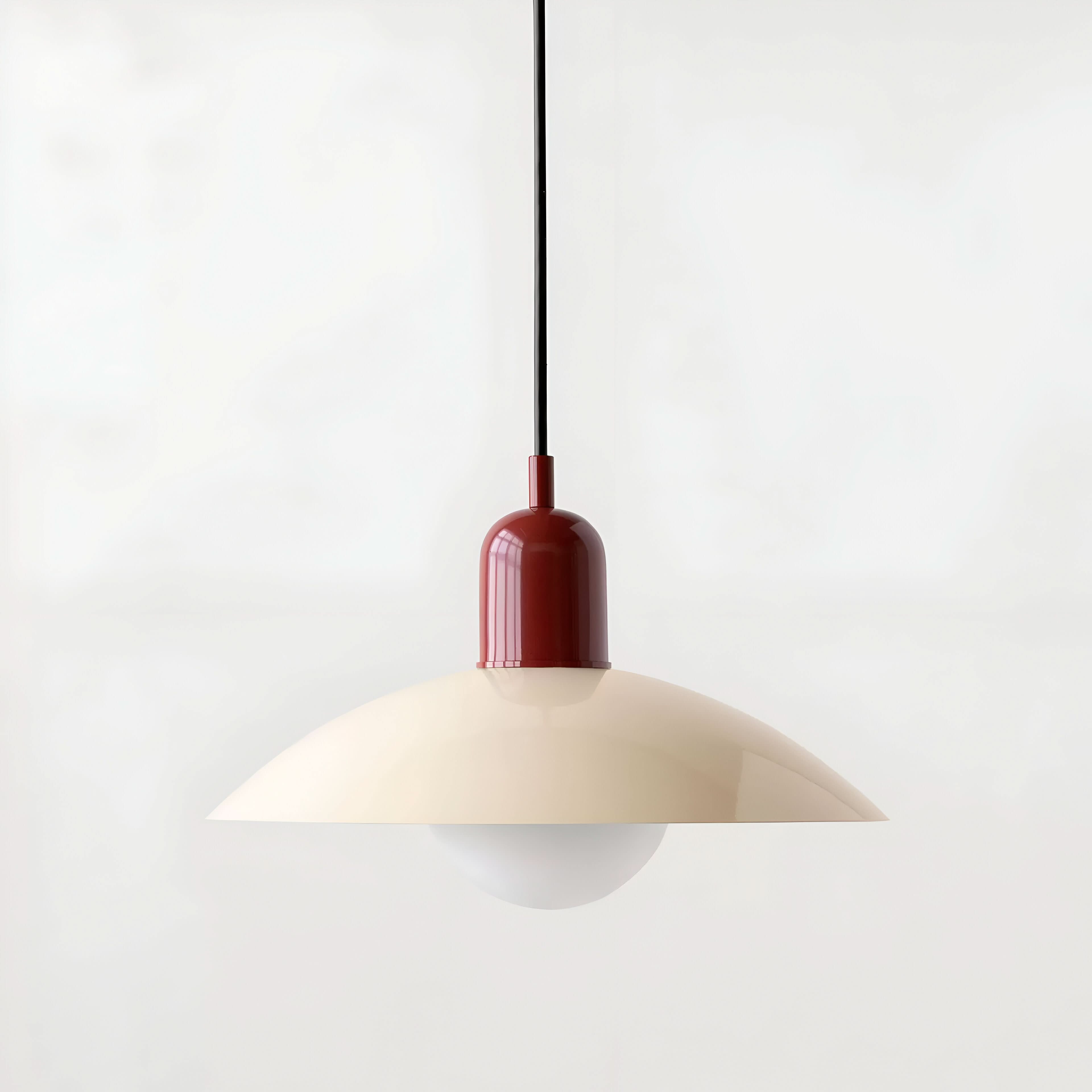 Maliben | Modern Macaron Bauhaus Pendant Light – Iron Shade