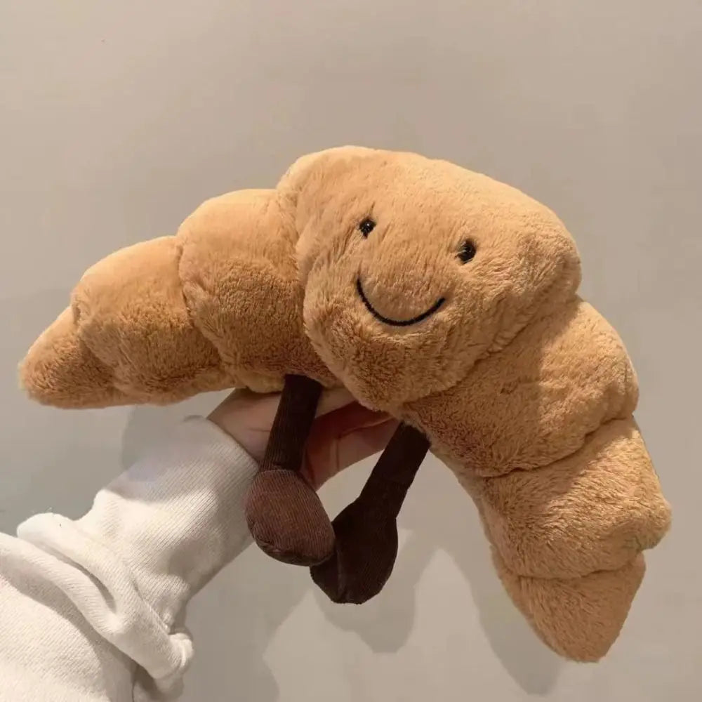 Maliben | Croissantcuddle Cuddly | Soft Plush Pillow 33 Cm, Light Brown – Joy And ComFort for Everyone