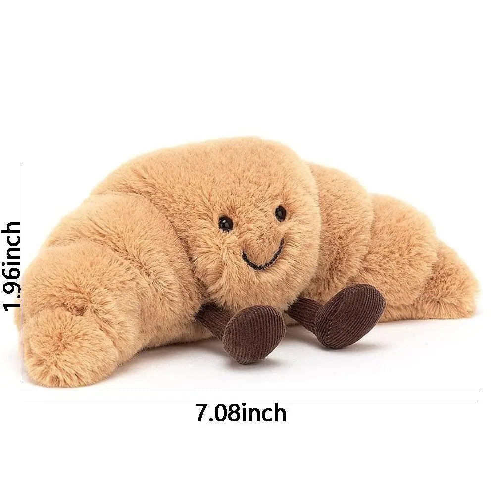 Maliben | Croissantcuddle Cuddly | Soft Plush Pillow 33 Cm, Light Brown – Joy And ComFort for Everyone
