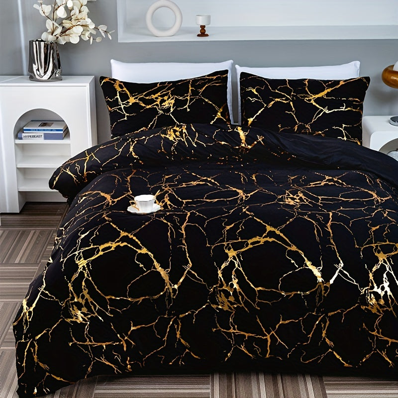 Maliben | Luxury Silk Soft Duvet Cover Set – Elegant & Comfortable