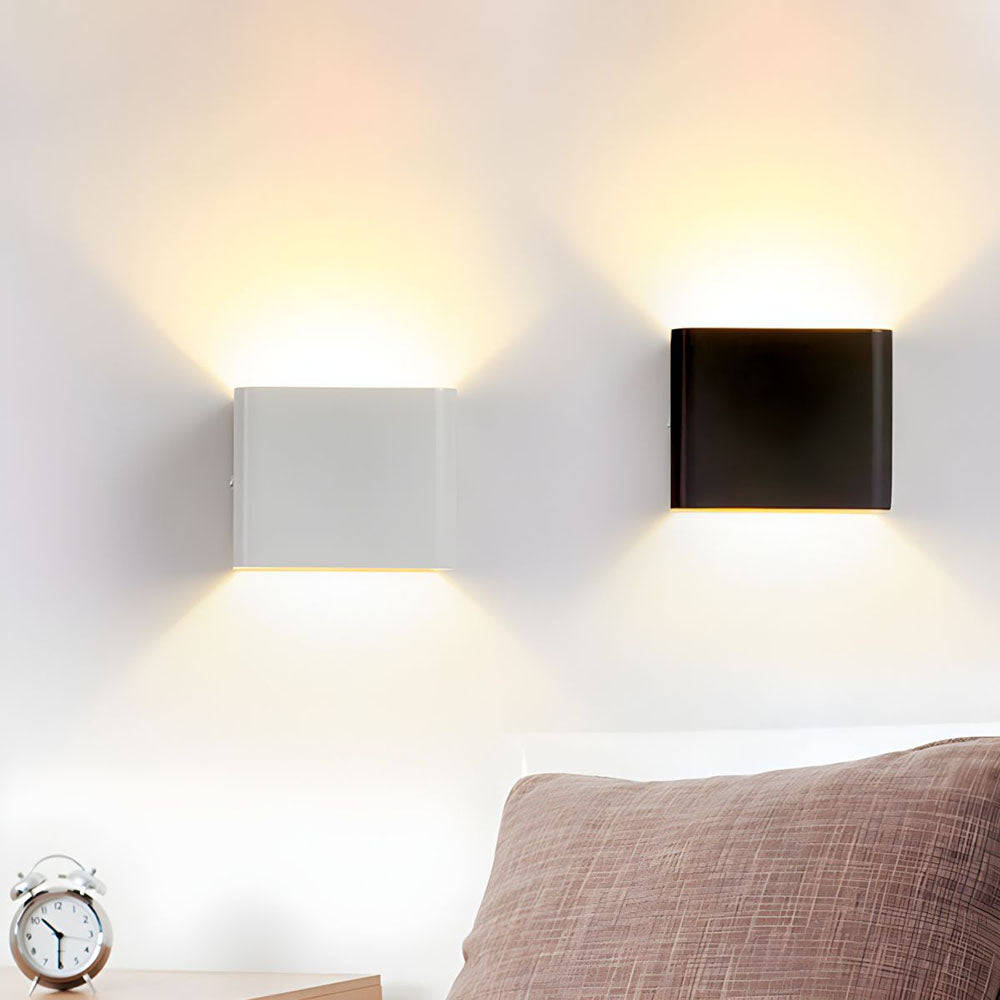 Maliben | Cubbon Led Wall Lamp Compact Modern Design White