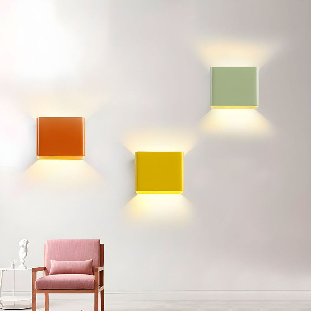 Maliben | Cubbon Led Wall Lamp Compact Modern Design White