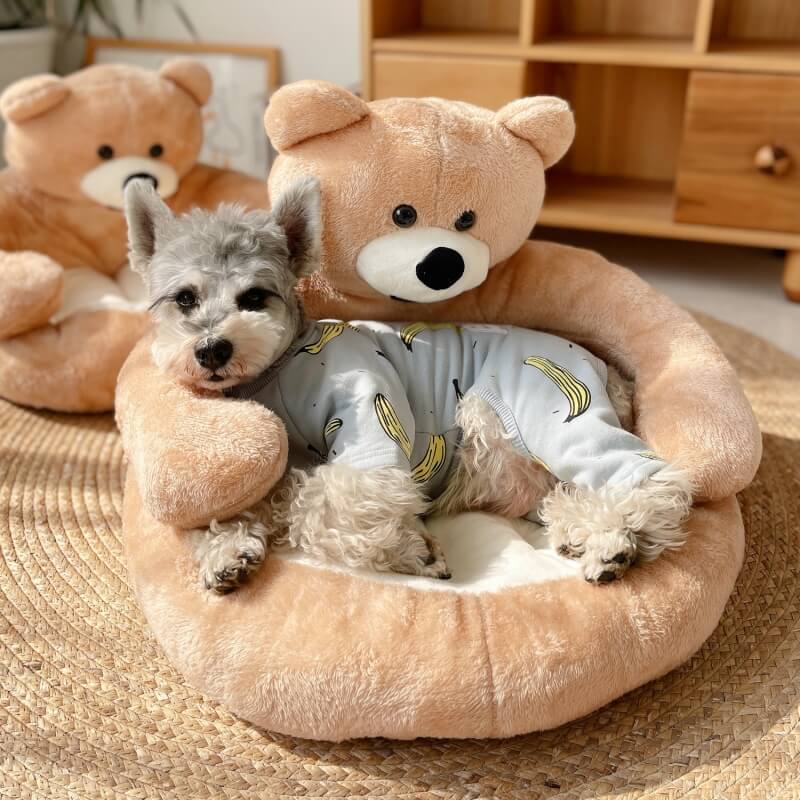 Maliben | Cute detachable cuddly bear cat bed