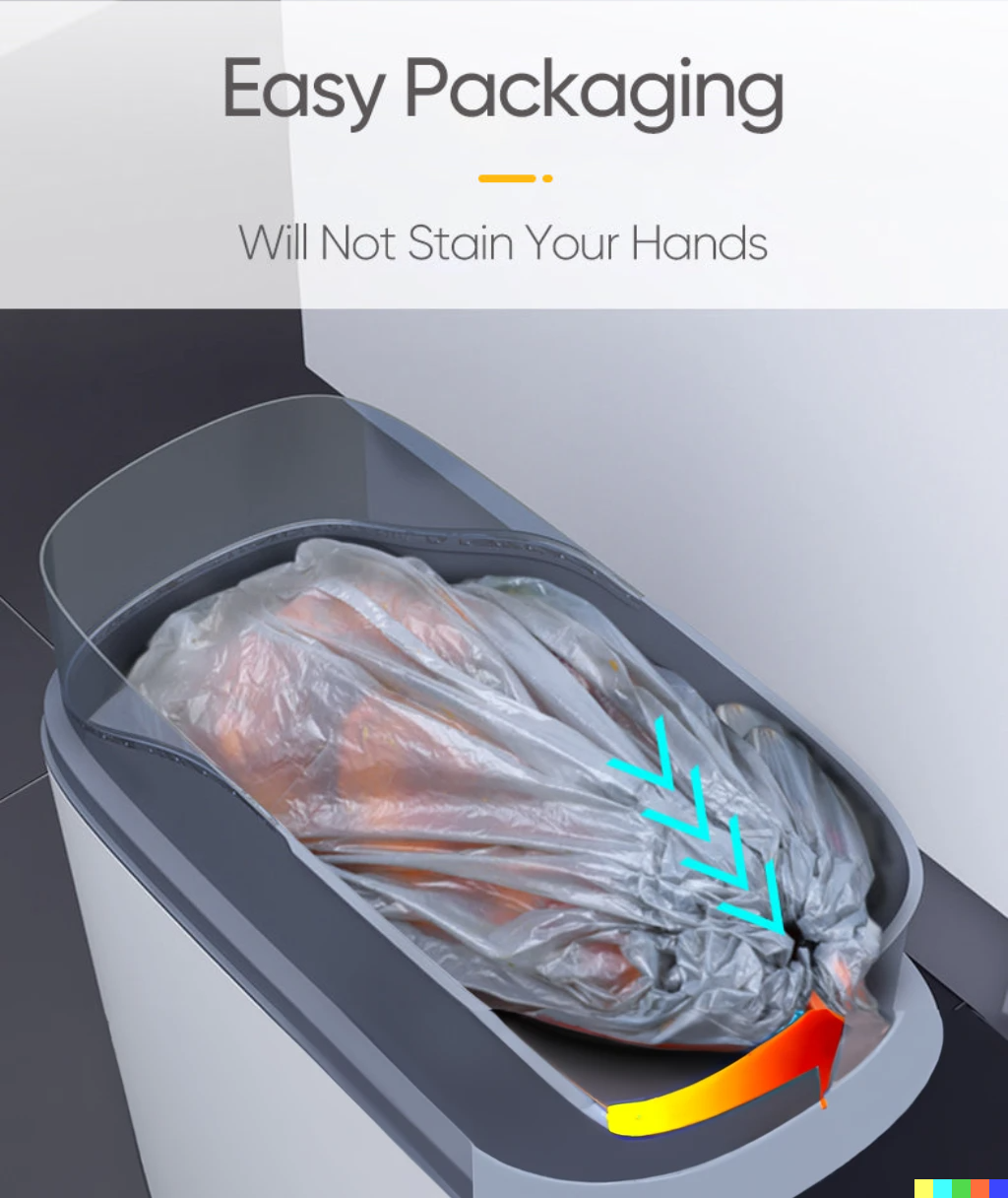 Maliben | Automatic Packaging Large Trash Can