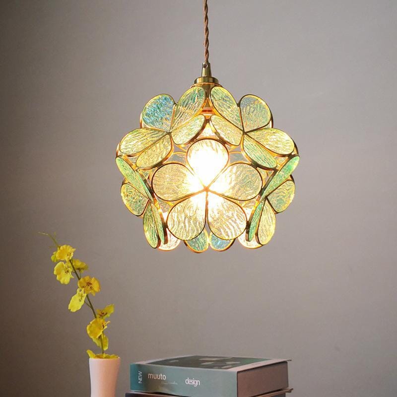Maliben | Modern Flower Shape Glass Led Pendant Lamp