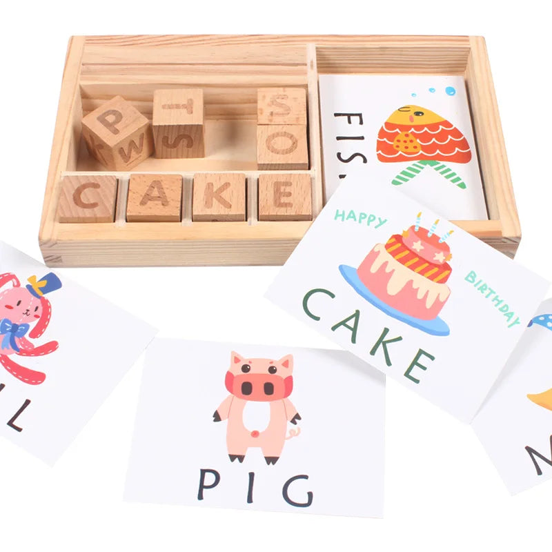 Maliben | Wordmaster | Learn English Playfully With An Educational Puzzle - Stimulates Creative Play And Language Skills