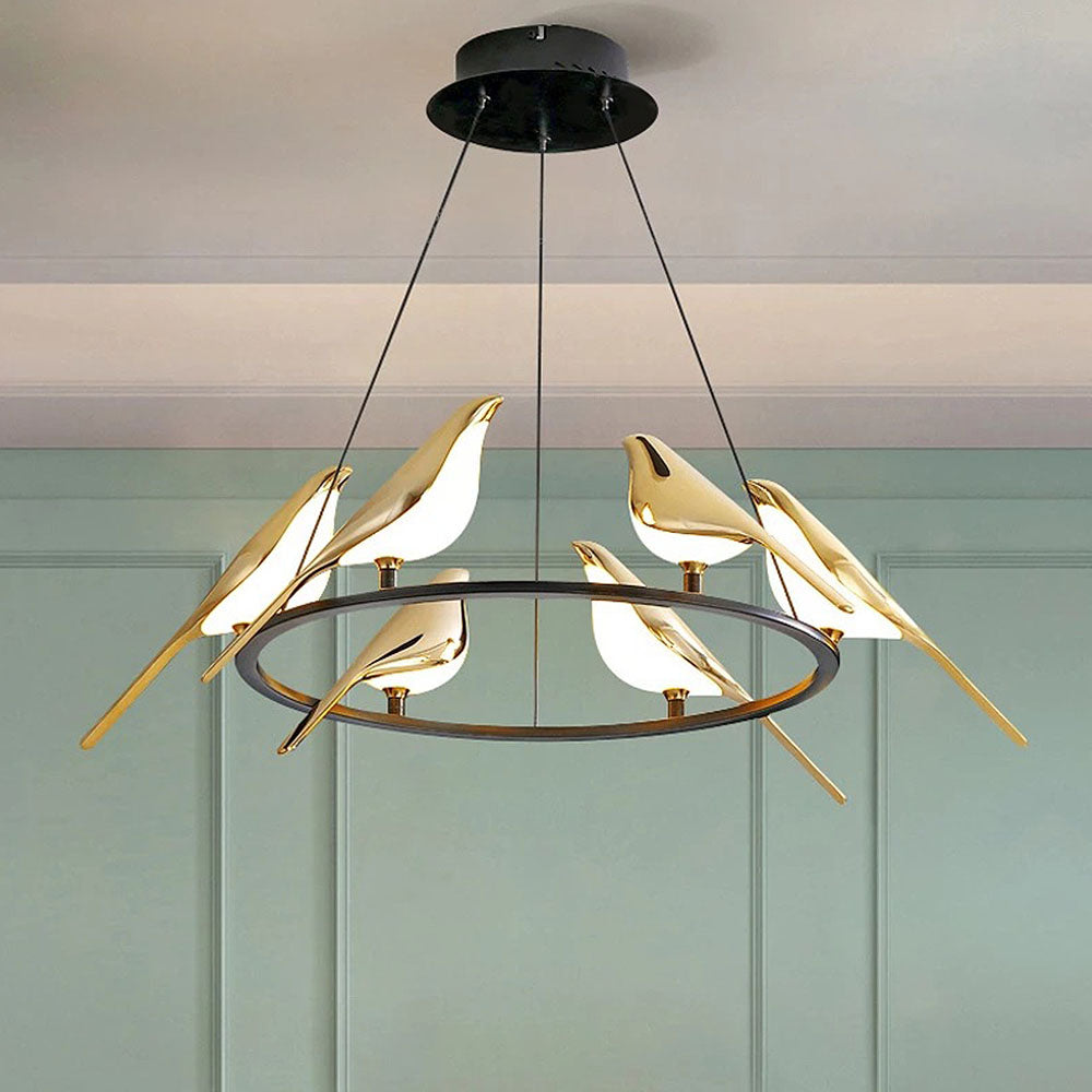 Maliben | Birdlume Light – Unique Led Pendant Lamp With Bird Design