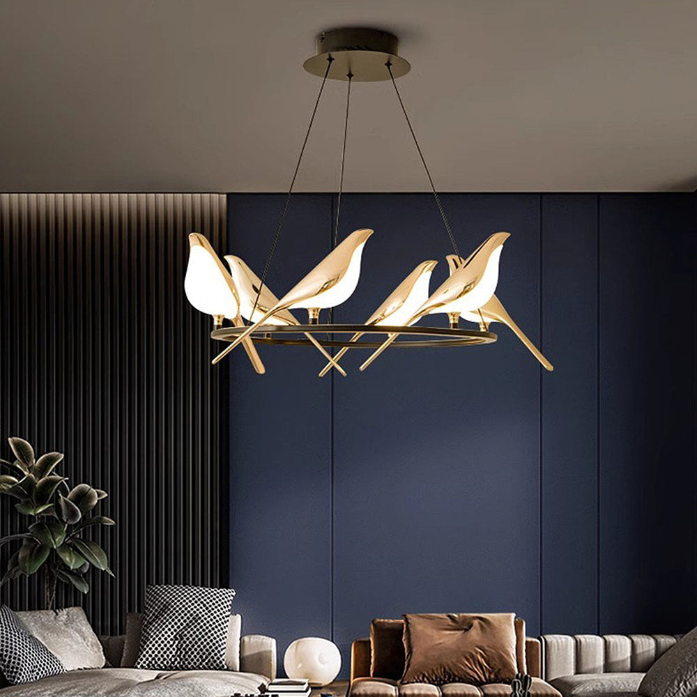 Maliben | Birdlume Light – Unique Led Pendant Lamp With Bird Design