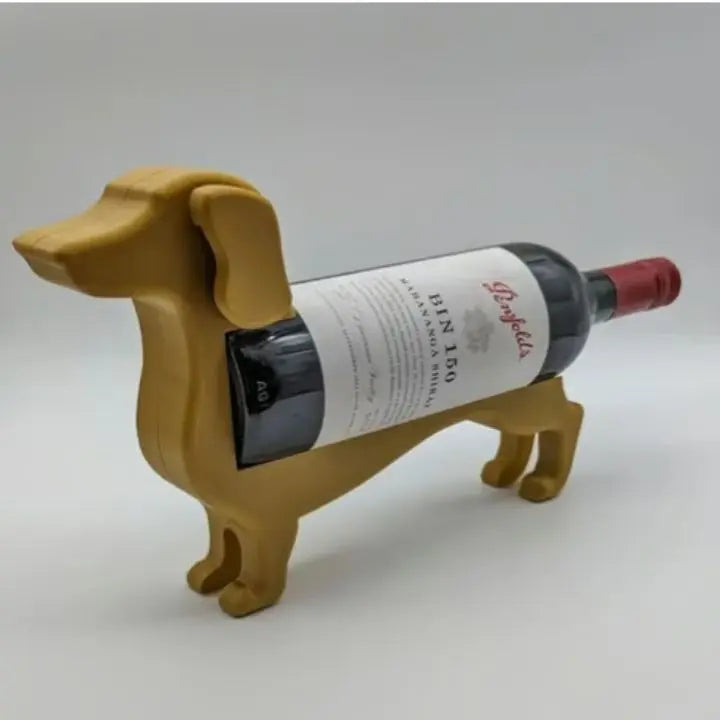 Maliben | Dachshund Wine Bottle Holder – Unique, Decorative Wine Holder