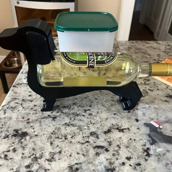 Maliben | Dachshund Wine Bottle Holder – Unique, Decorative Wine Holder