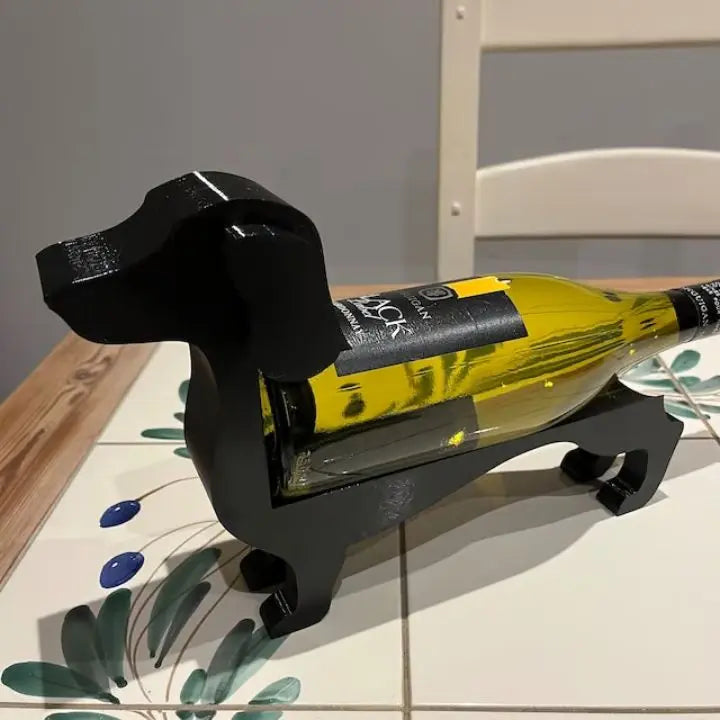 Maliben | Dachshund Wine Bottle Holder – Unique, Decorative Wine Holder