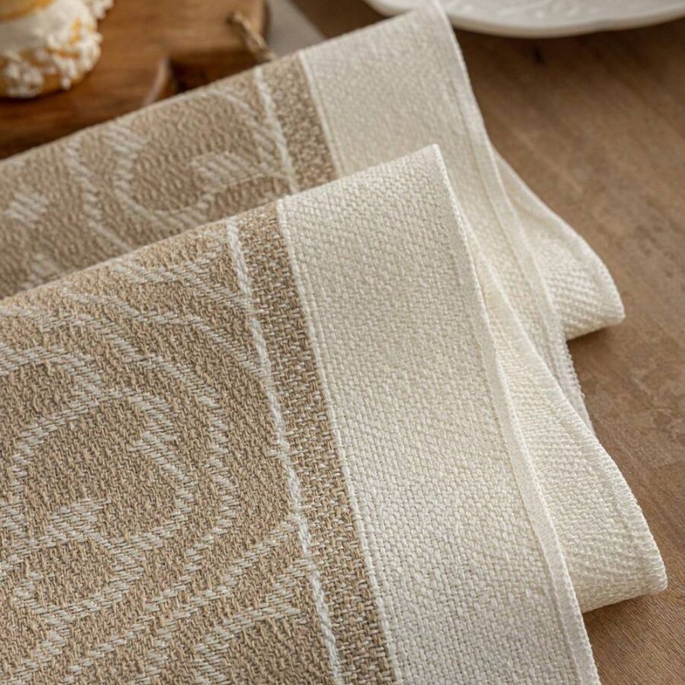 Maliben | Damask Dune Table Runner