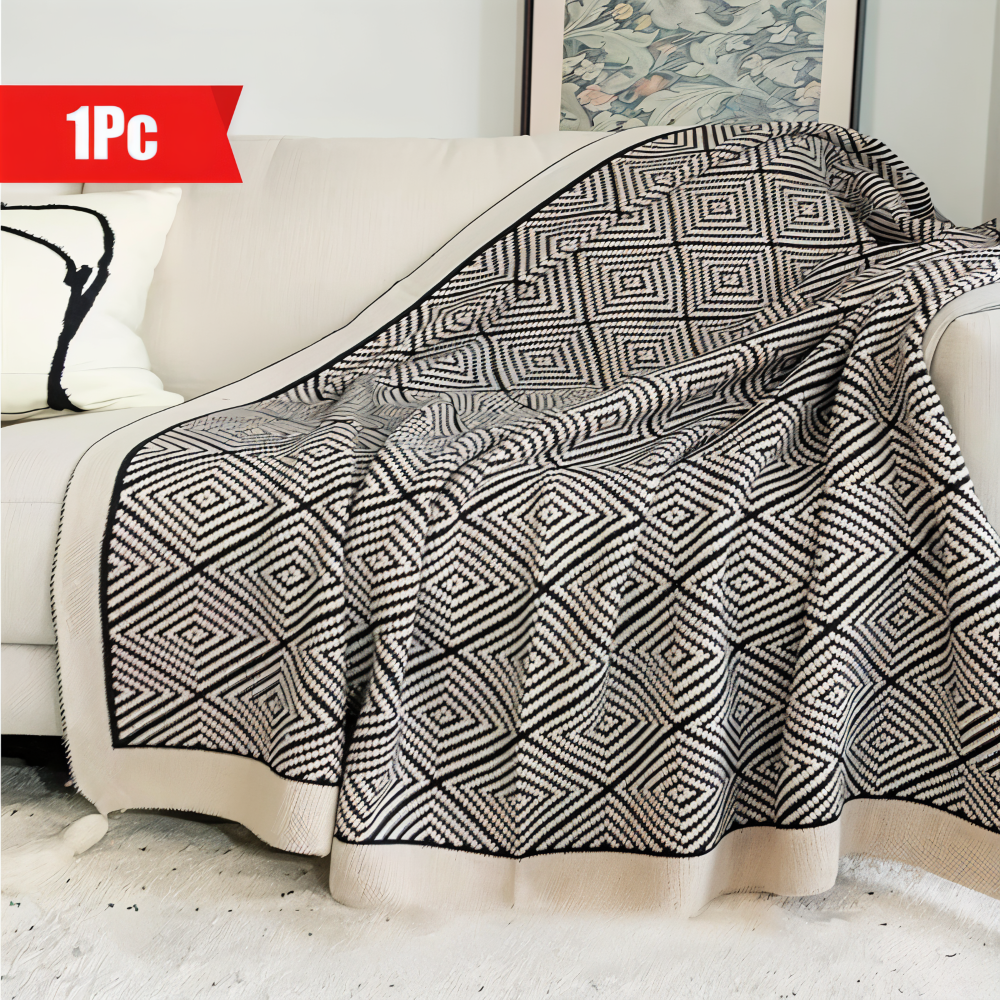 Maliben | Geocomfort Fleece Blankets – Soft, Lightweight Polyester With Modern Print