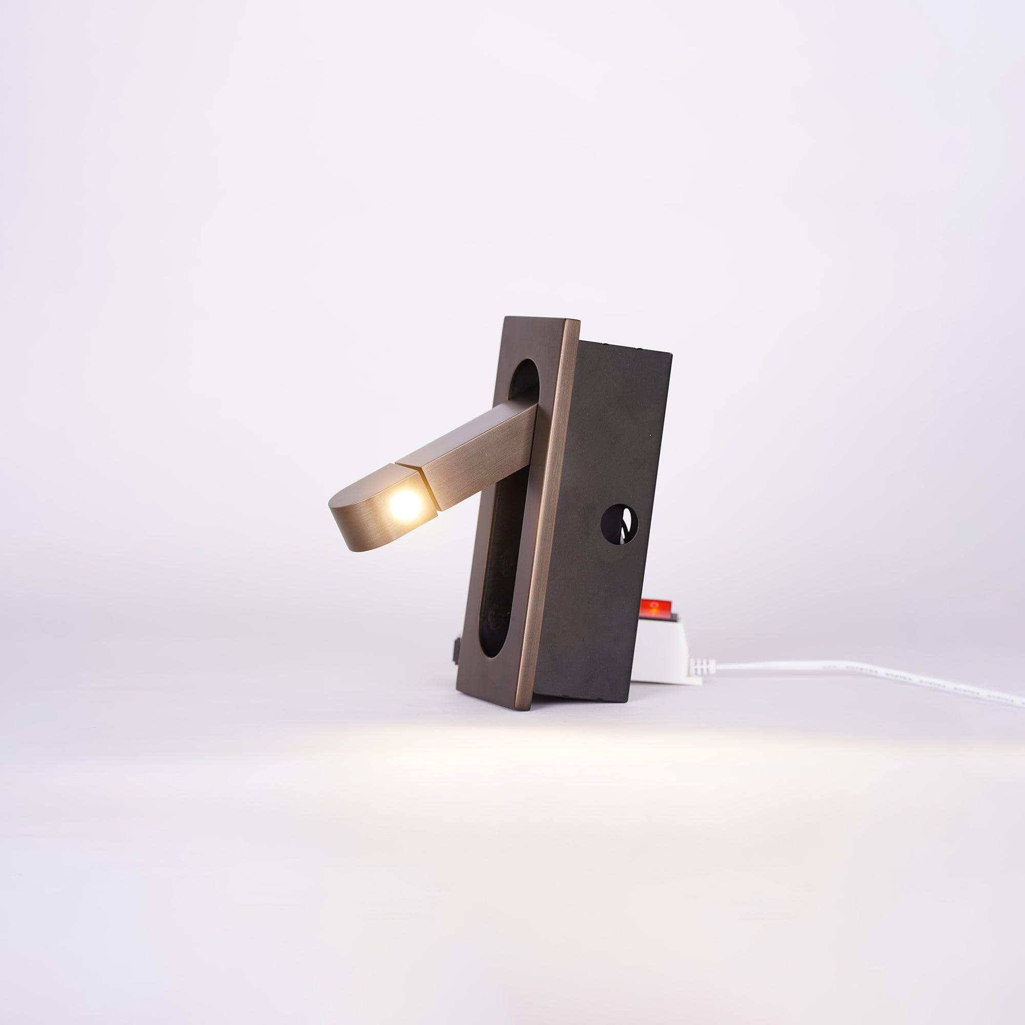 Maliben | Led Bedside Lamp Lumevia | 3 Light Colors | Aluminum Alloy | Ø19 Cm X H8 Cm | With Push Button