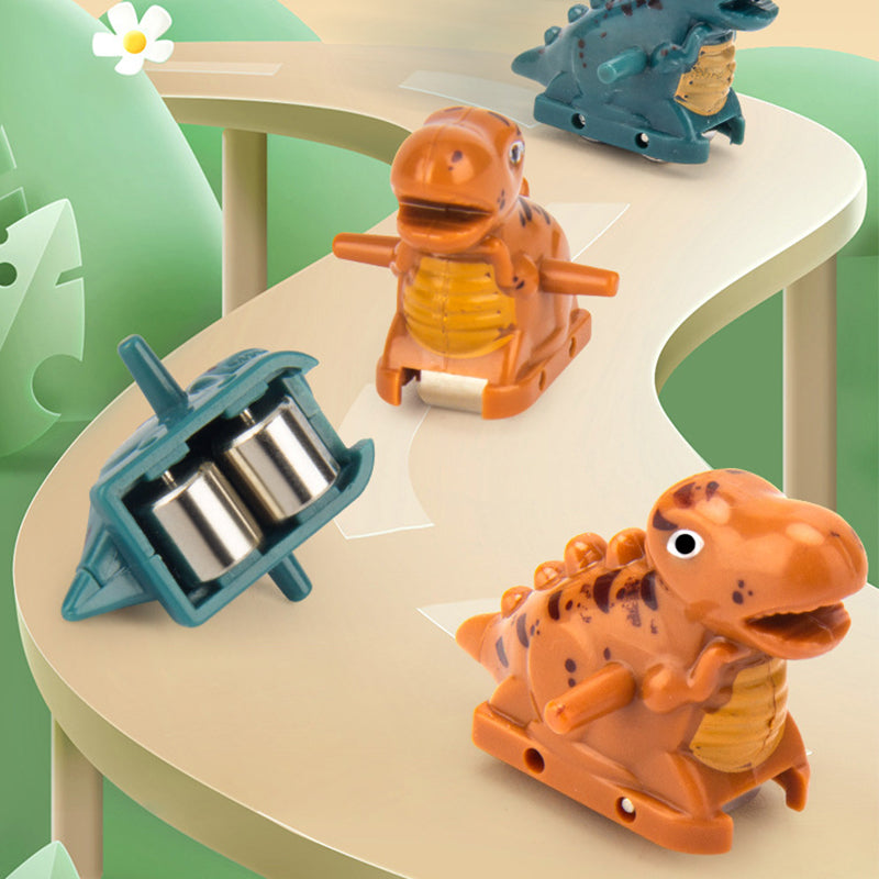Maliben | Dinorace Interactive Racetrack | Cars With Automatic Climbing Function & Led, 3+ – Exciting Adventure With Dinosaurs