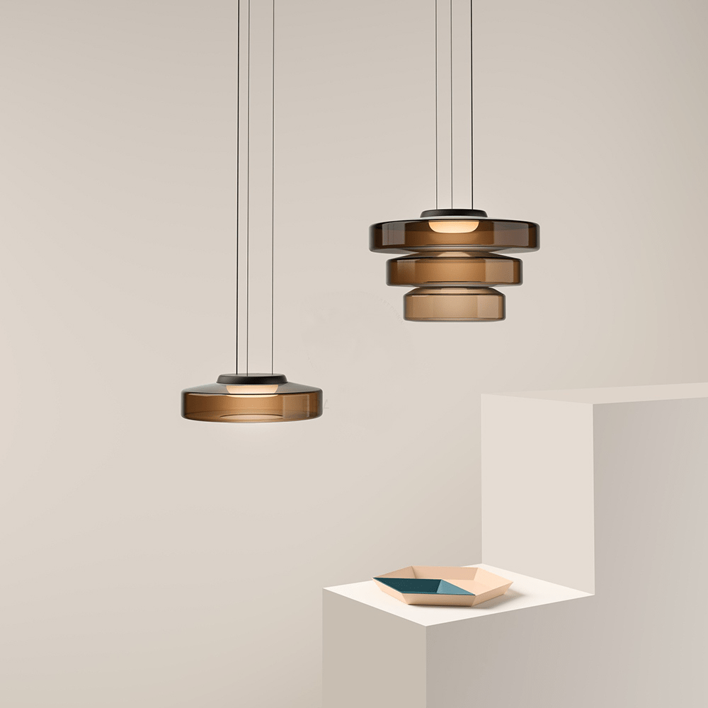 Maliben | Modern Glass Pendant Lamp In Bauhaus Style - Aurorasphere