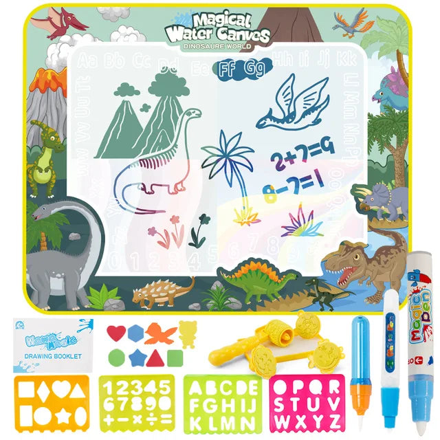 Maliben | Aquafun Mat | Creative Without Mess - Magical Water Drawing Mat For Kids