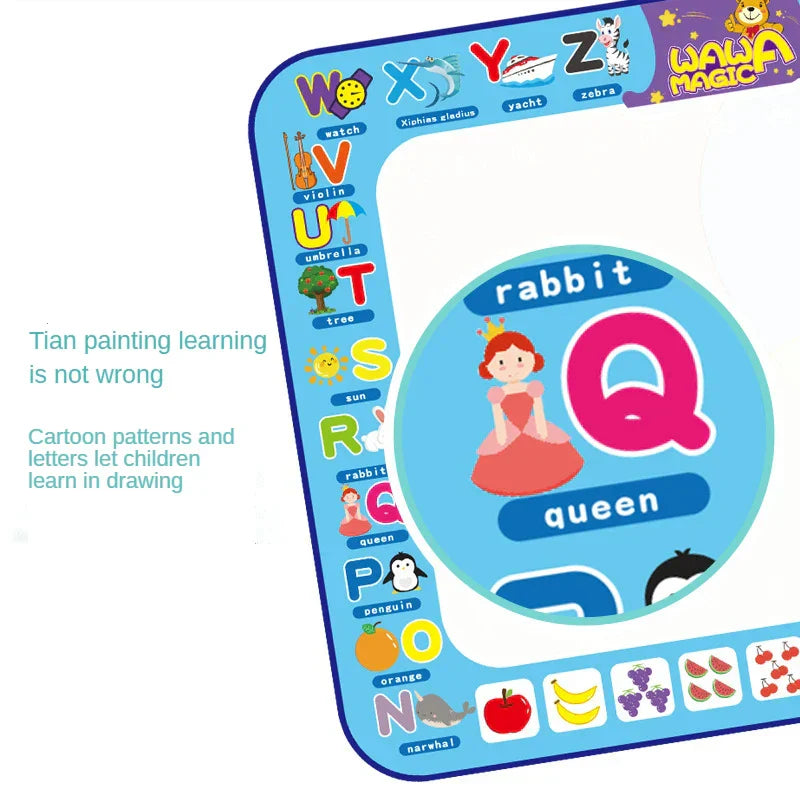 Maliben | Aquafun Mat | Creative Without Mess - Magical Water Drawing Mat For Kids