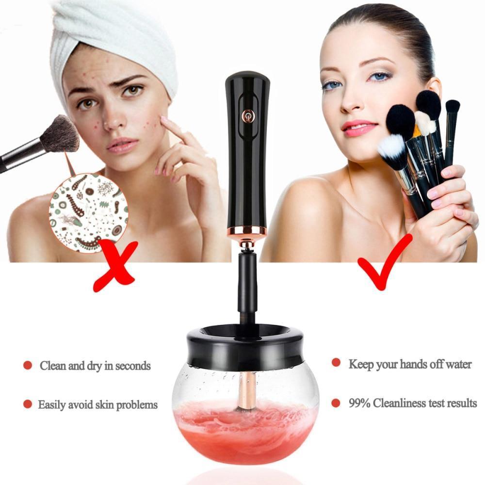 Maliben | Electric Makeup Brush Cleaner Convenient Cleanser Cleaning Tool