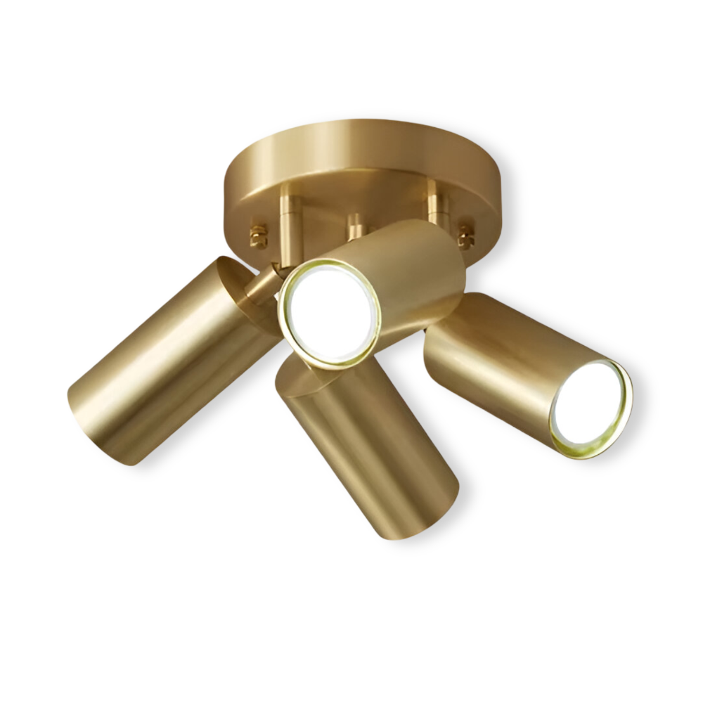 Maliben | Brass Led Ceiling Lamp Modern Design
