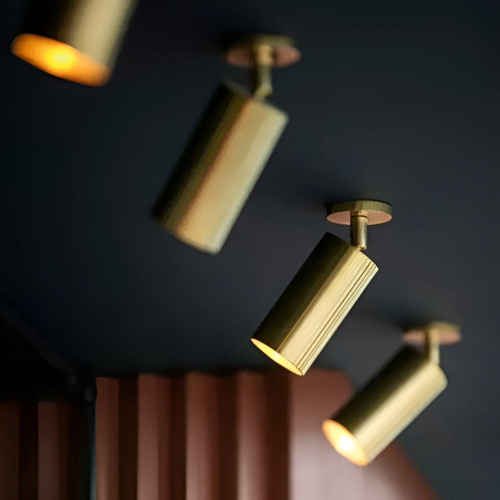 Maliben | Brass Led Ceiling Lamp Modern Design